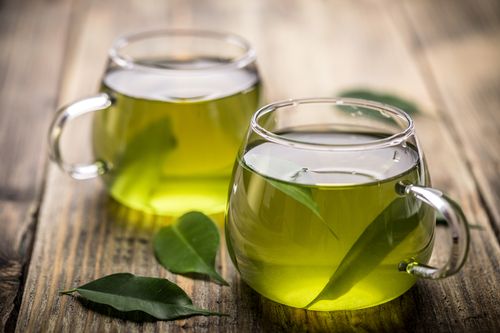 Green tea helps with weight loss
