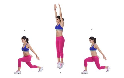 lunge jumps