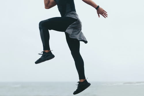 Jumping lunges - Tabata workout