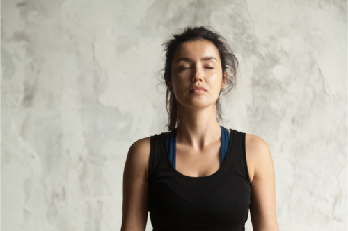 Shitali pranayama