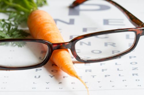carrots promote eye health