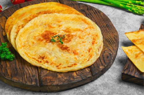 carrot and sprouts paratha